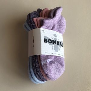 NWT Bombas Youth Marls Ankle Sock 4-Pack